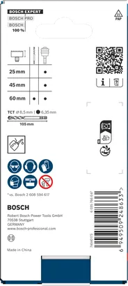 Pilotni vrtalnik Bosch EXPERT Power Change Plus 8,5 × 60 × 105 mm 2 kosa.