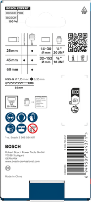 Pakiranje kompleta za pretvorbo Bosch EXPERT Power Change Plus.
