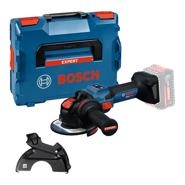 Bosch EXWX18V-15S akumulatorski kotni brusilnik s kovčkom.