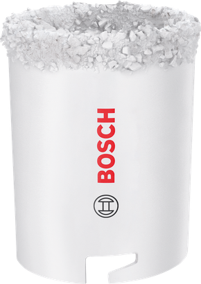 Bosch luknjasta žaga za opeko in mehke ploščice s premerom 53 mm.