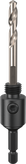 Bosch vpenjalnik in pilotni sveder za luknjasto žago 14–30 mm.