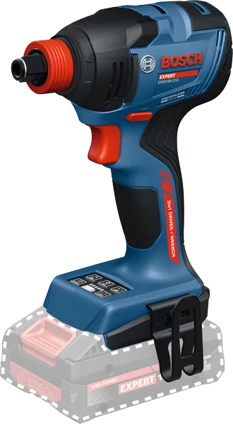 Bosch udarni ključ EXDX18V-210 z ergonomskim ročajem.