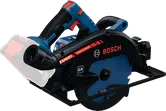 Bosch akumulatorska krožna žaga EXKS18V-68GX s stranskim ročajem.