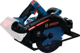 Bosch akumulatorska krožna žaga EXKS18V-68GX s stranskim ročajem.