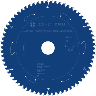 Bosch EXPERT akumulatorski krožni žagin list za laminirane plošče T66.