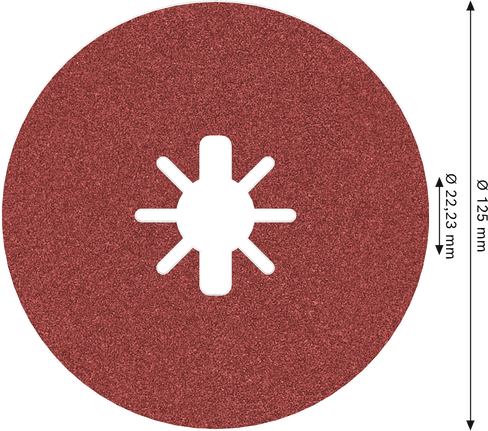Bosch PRO R780 X-Lock vlakneni disk 125 mm G120 za brušenje.