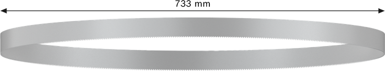 List tračne žage Bosch PRO CB2824 733 mm, fin 24 TPI.