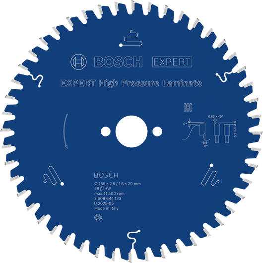 Bosch EXPERT krožni žagin list za visokotlačni laminat.