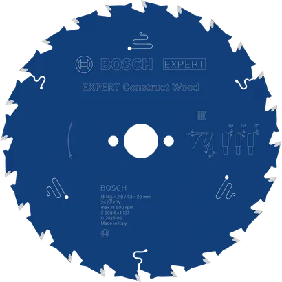 Bosch EXPERT Construct list krožne žage za les, 24 zob.