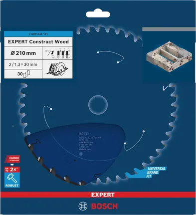 Bosch EXPERT Construct Wood 210 mm krožni žagin list.