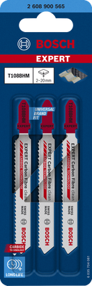Bosch EXPERT Carbon Fibre Clean T108BHM listi za vbodno žago, 3 kosi.