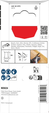 Bosch list za rezanje lesa 32×50 mm 5 kosov.