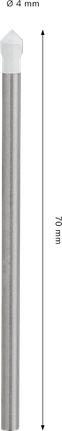 Bosch sveder za mehko keramiko CYL-9 4x70 mm.