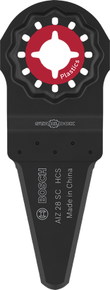Bosch AIZ 28 SC Starlock rezilo za rezanje plastike.