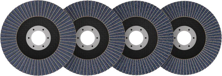 Komplet lamelnih brusnih plošč Bosch X451, 115 mm, za brušenje kovin.