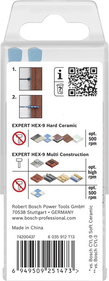 Komplet EXPERT HEX-9 Hard Ceramic in Multi Construction