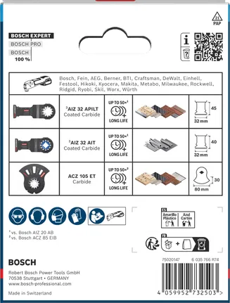 Bosch EXPERT rezalni komplet, 3-delni.