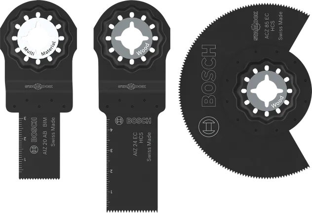 Bosch komplet rezil za les in mehko kovino, 3-delni.