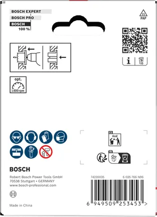 Bosch luknjasta žaga za les in mavčne plošče z ugrezom 68 mm.