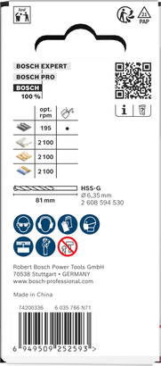 Bosch večnamenska luknjasta žaga z vpenjalom 44 x 40 mm.
