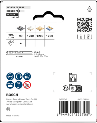 Bosch večnamenska luknjasta žaga z vpenjanjem 95 x 40 mm.