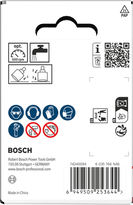 Bosch luknjasta žaga za ploščice 45 x 40 mm za vrtanje ploščic.