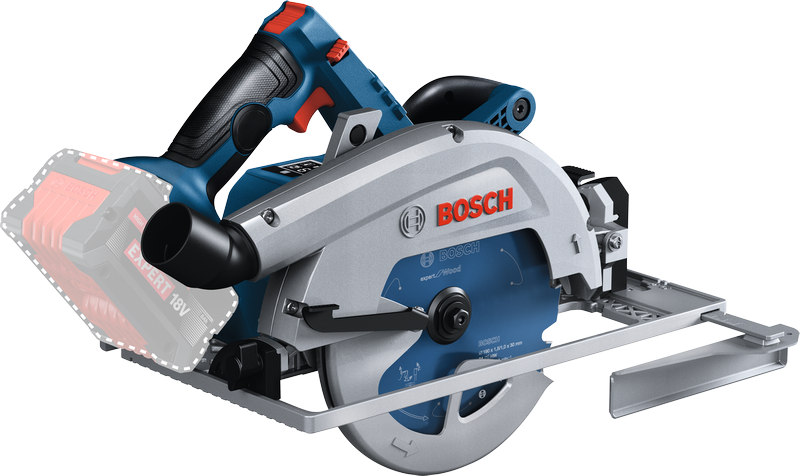 Bosch GKS 18V-68 GC akumulatorska krožna žaga za rezanje lesa.