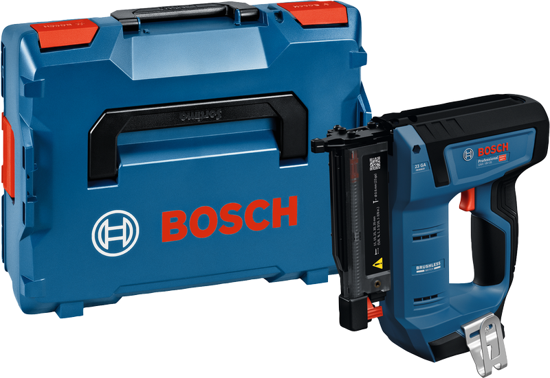 Akumulatorski žebljalnik Bosch GNH 18V-35 s kovčkom.
