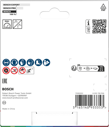 Bosch keramična rezalna plošča 115 mm, pakiranje X-Lock.
