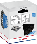 Bosch kovinska težka krtača za kotne brusilnike 75 x 0,5 mm.