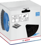 Bosch krtača za čiščenje kovin 100 mm za kotne brusilnike.