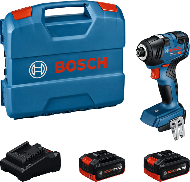 Komplet akumulatorskih udarnih vijačnikov Bosch GDR 18V-200.