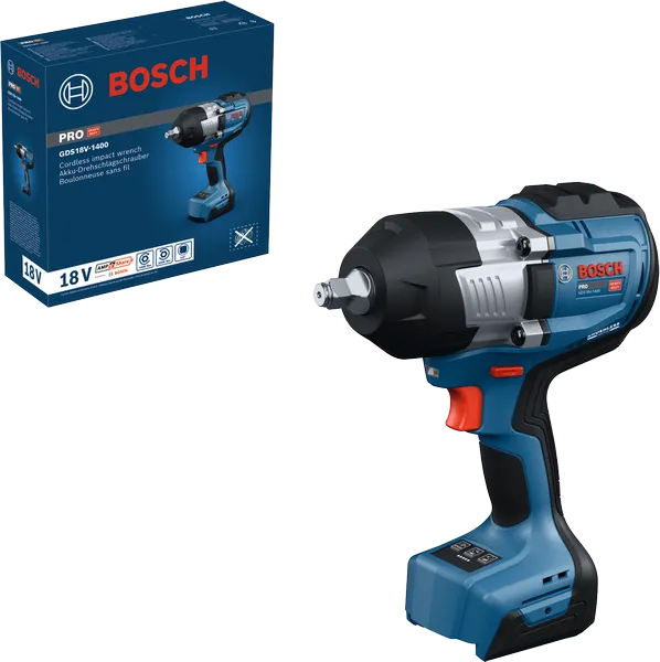 Akumulatorski udarni ključ Bosch GDS 18V-1400.
