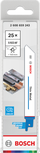 Bosch S 922 AF Thin Metal bimetalni žagini listi, 25 kosov.
