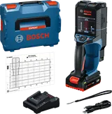 Stenski skener Bosch D-tect 18V-200 s kovčkom in dodatki.