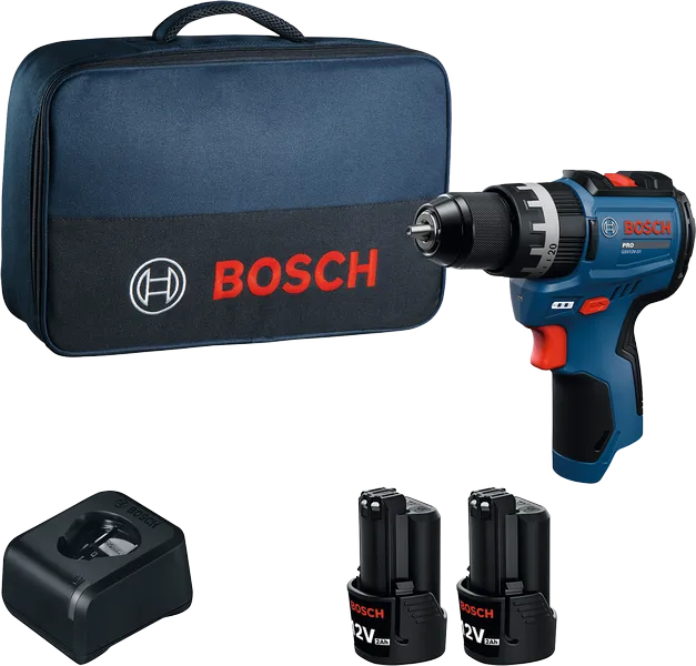 Bosch GSB 12V-30 akumulatorski vrtalnik z baterijami.