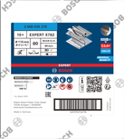 Bosch EXPERT X782 lamelni brusni disk 115 mm G80 za brušenje kovin.