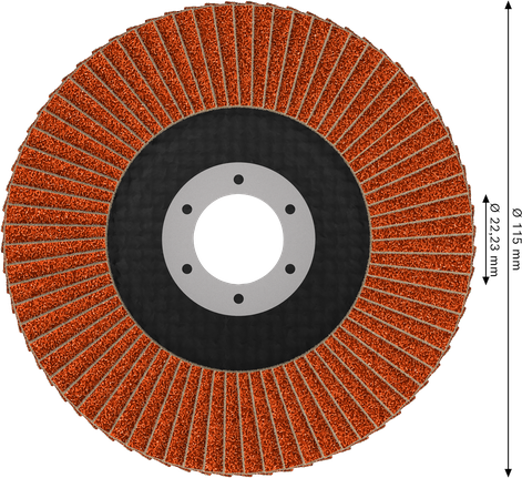 Lamelni brusilnik Bosch EXPERT X782 115 mm G80 za kotne brusilnike.