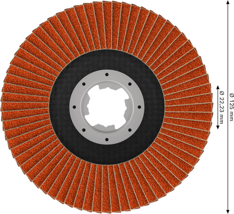 Bosch EXPERT X782 lamelni brusni disk 125 mm G60 X-LOCK.