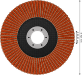 Lamelni disk Bosch EXPERT X782, kotni 125 mm G120.