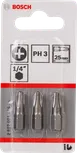 Sada skrutkovacích bitov Bosch PH3 25 mm pre šesťhran 1/4 palca.