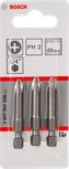Sada skrutkovacích bitov Bosch PH2 49 mm, 3 kusy.