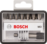Sada skrutkovacích bitov Bosch Robust Line 12+1.