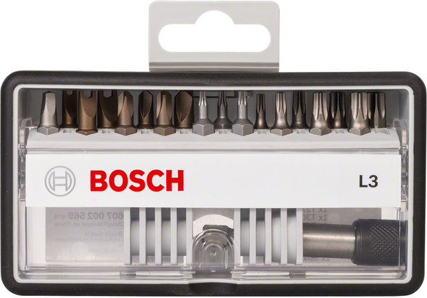 Sada bitov Bosch Robust Line Security Torx, 18+1 kusov.