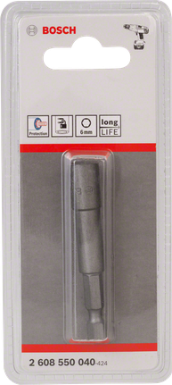 Nástrčkový kľúč Bosch 6 mm s 1/4" šesťhrannou stopkou pre závity M3,5.