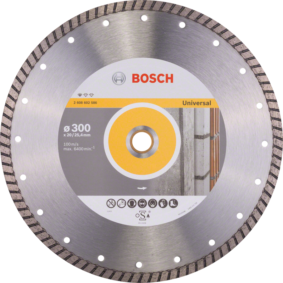 Diamantový rezný kotúč Bosch Standard pre Universal Turbo 300 mm.