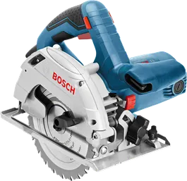 Akumulátorová okružná píla Bosch GKS 165 s ergonomickou rukoväťou.