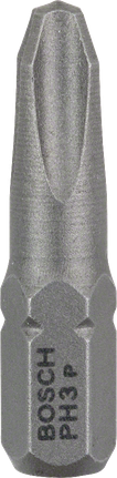 Skrutkovací bit Bosch PH3 Extra Hard pre šesťhrannú stopku 1/4".