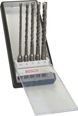 5-dielna sada vrtákov Bosch Robust Line SDS plus-5.