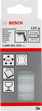 Lepiaca tyčinka Bosch s priemerom 11 mm pre lepiace pištole.